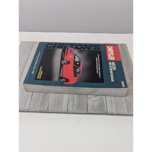 Used Chilton Chrysler Neon 1995-1999 Repair  Manual Wiring Vacuum Diagrams 20600 - Picture 5 of 8